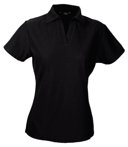 Solar-Lite Ladies Polo in Black