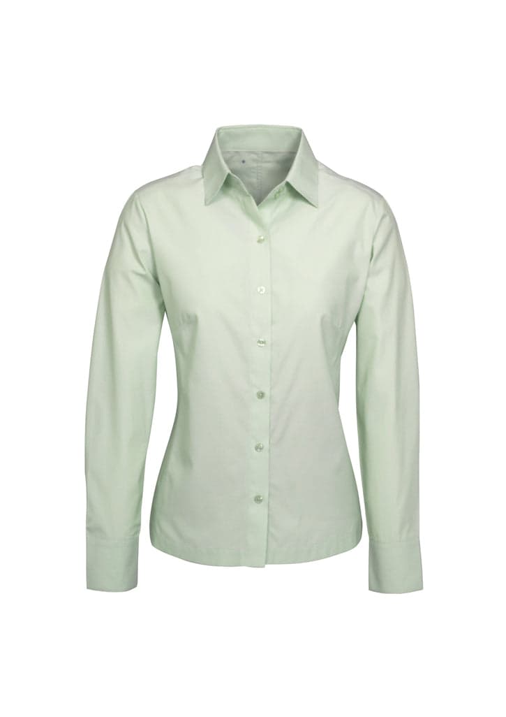 Ladies Ambassador Long Sleeve Shirt in Green