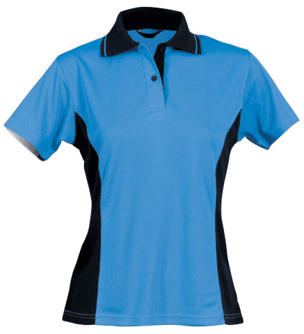 Active Ladies Polo in Bimini Blue/Navy
