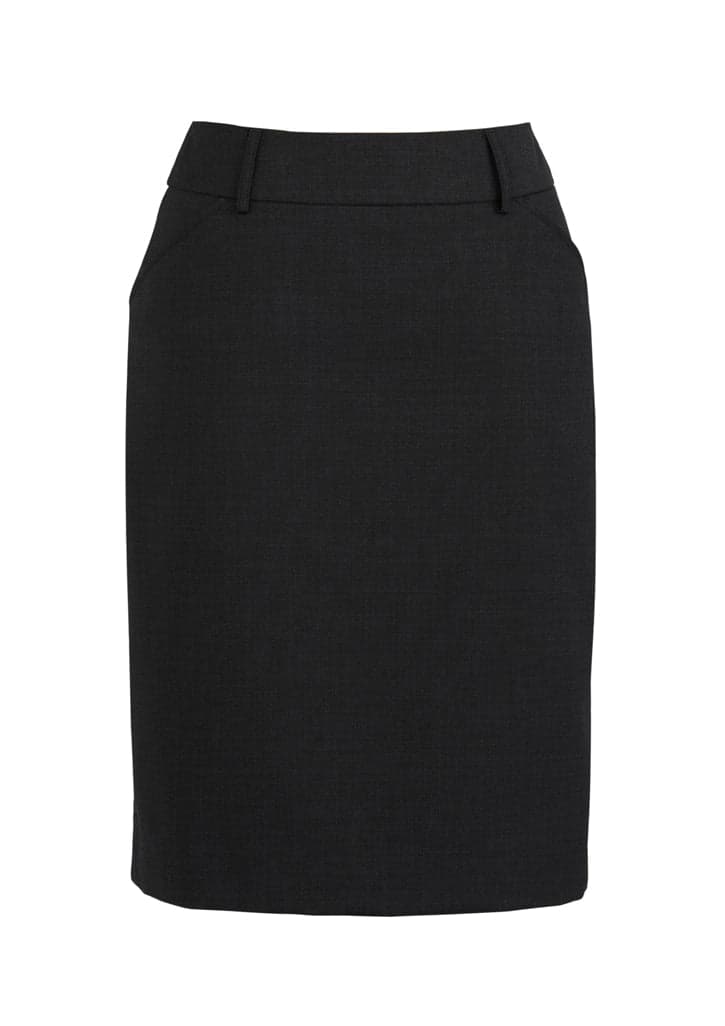 Ladies Wool Multi-Pleat Skirt in Black