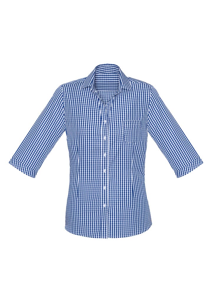 Ladies Springfield 3/4 Sleeve Shirt in Navy