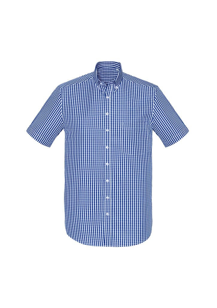 Mens Springfield Short Sleeve Shirt in Navy