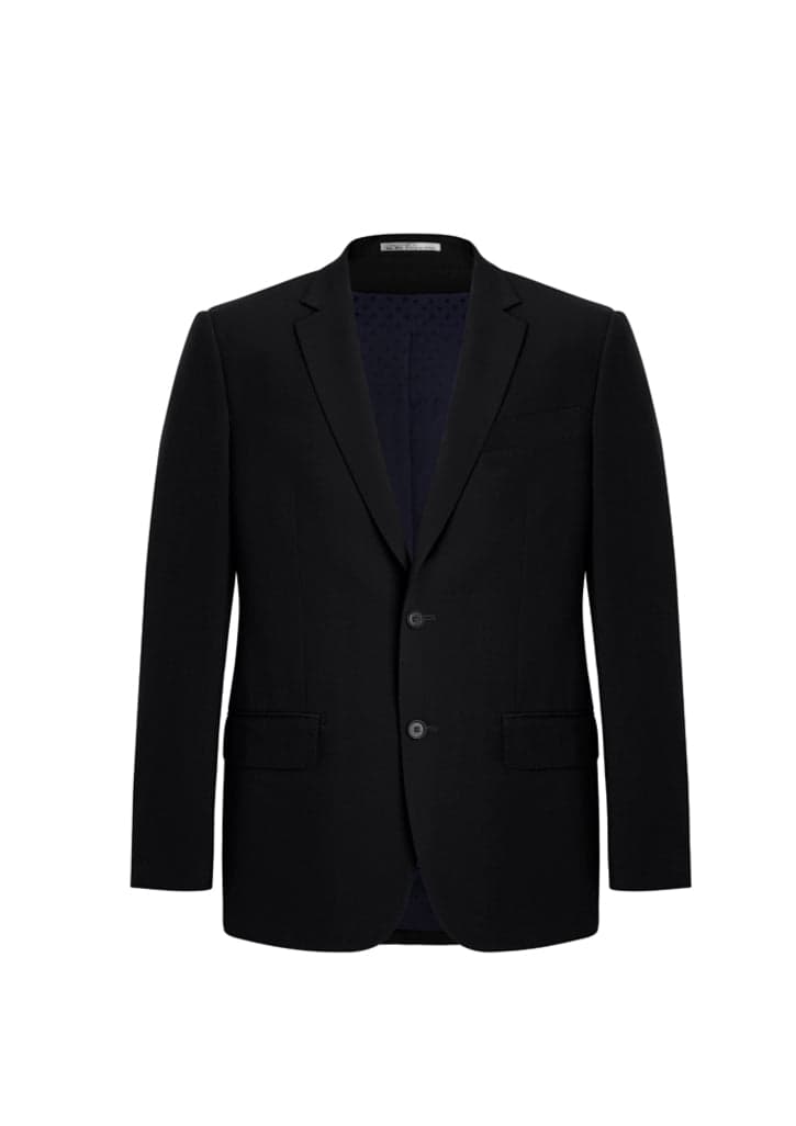 Mens Siena City Fit Two Button Jacket in Black
