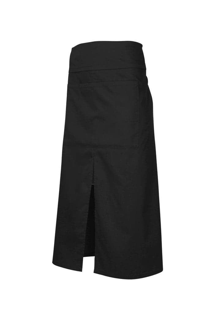 Continental Style Full Length Apron in Black