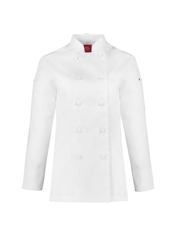 Al Dente Womens Chef Jacket in White