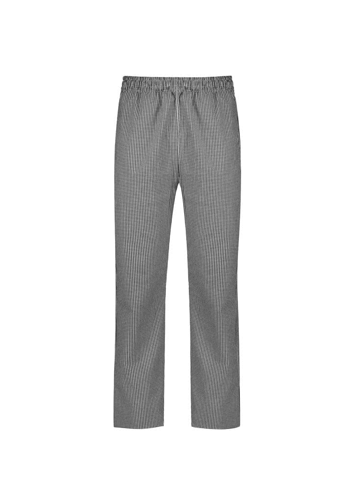 Dash Mens Chef Pant in White/Black