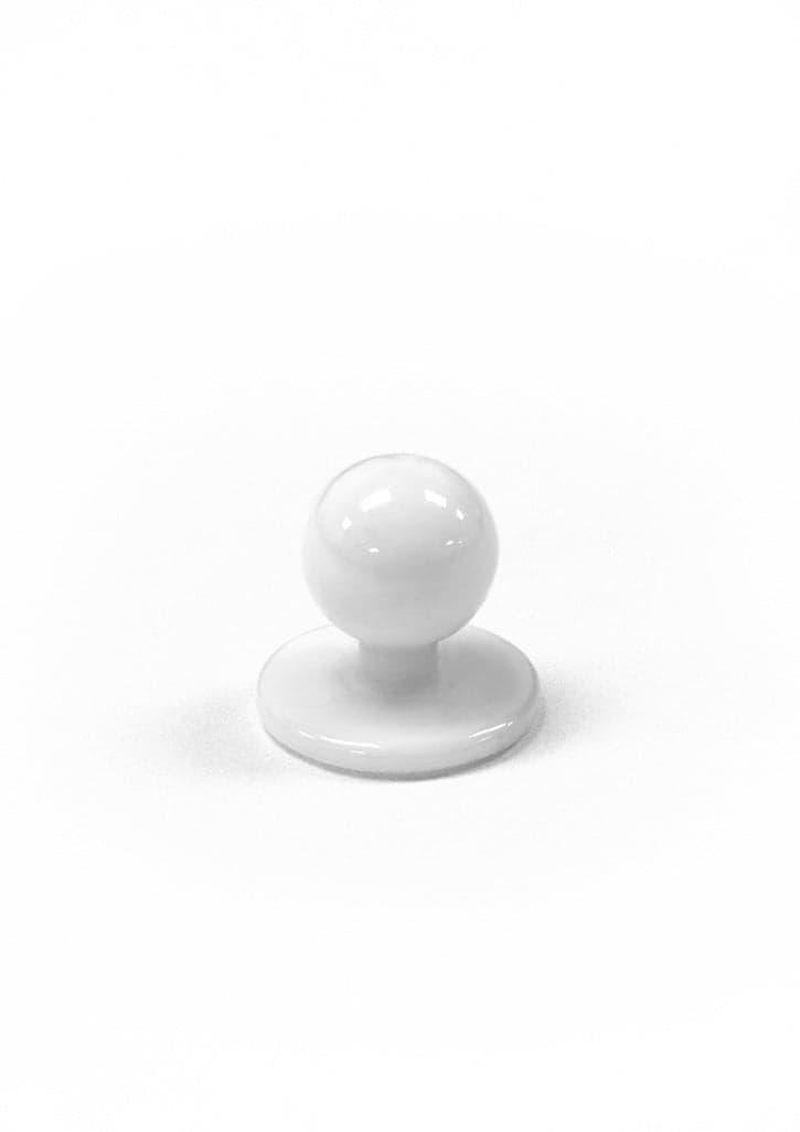 Chef Button in White