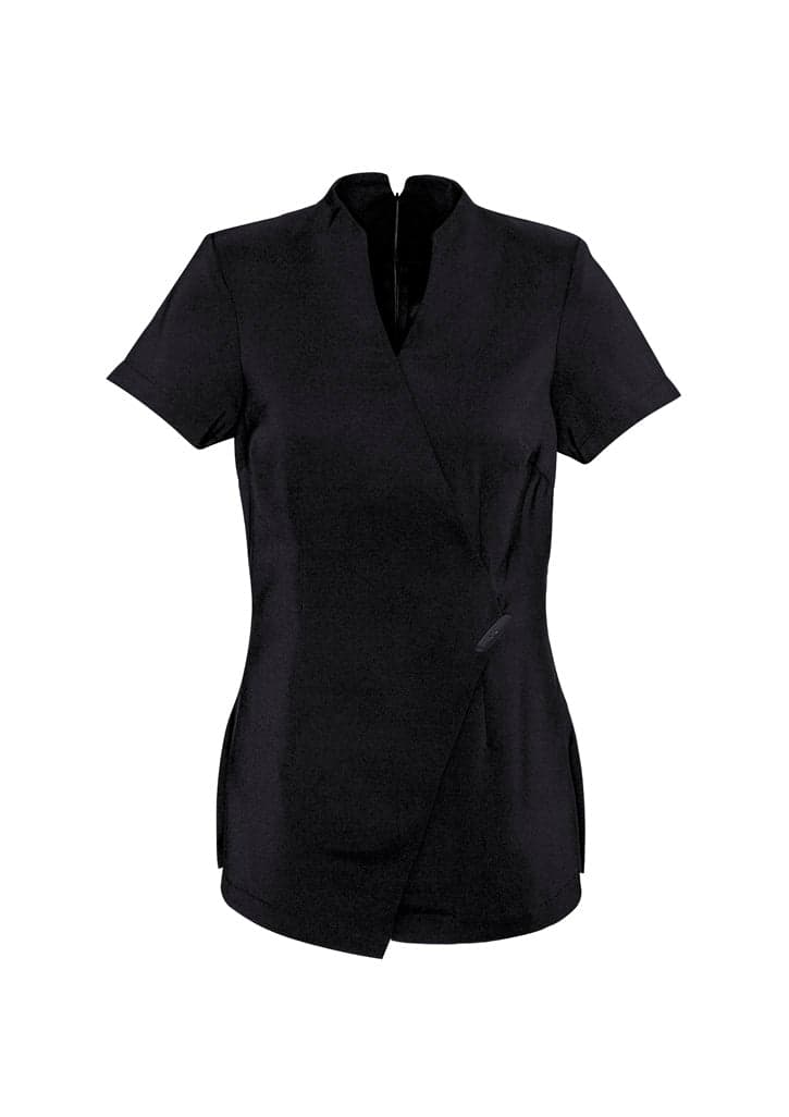 Spa Ladies Tunic in Black/Black
