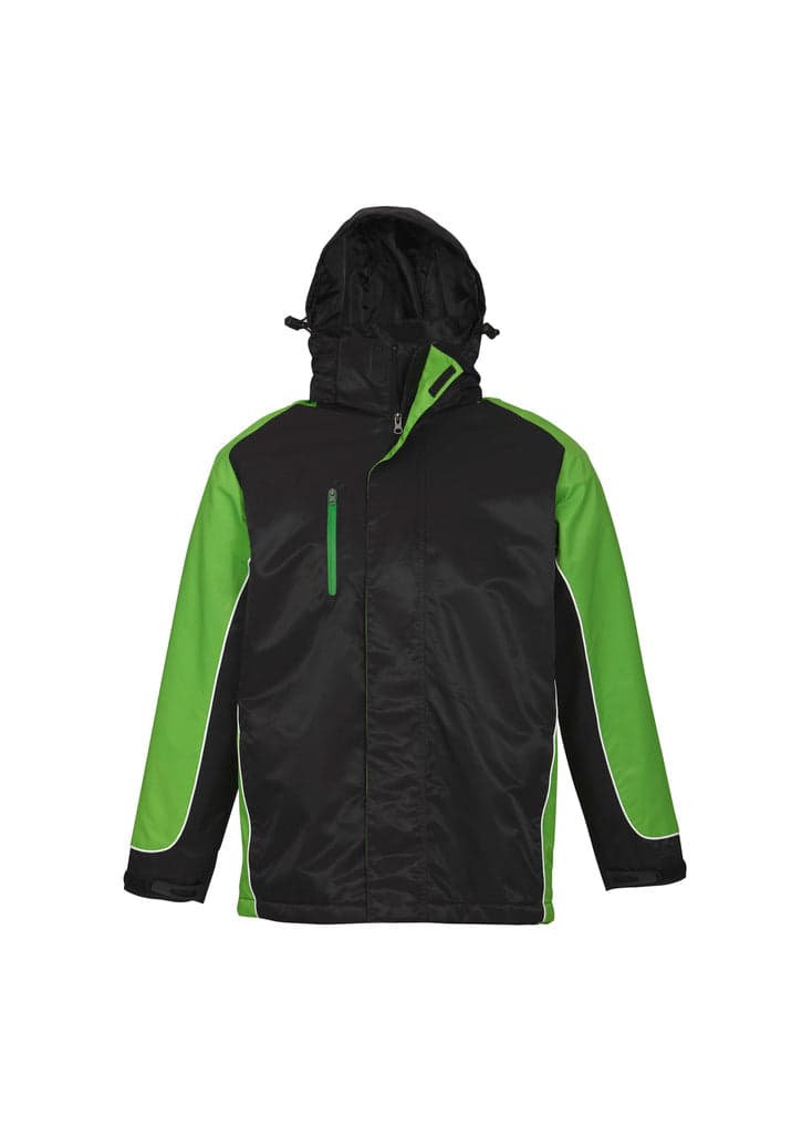 Nitro Unisex Jacket in Black/Green/White