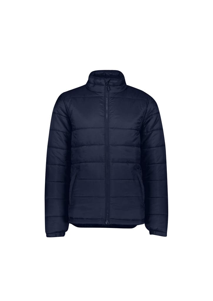 Alpine Mens Puffer Jacket in Navy