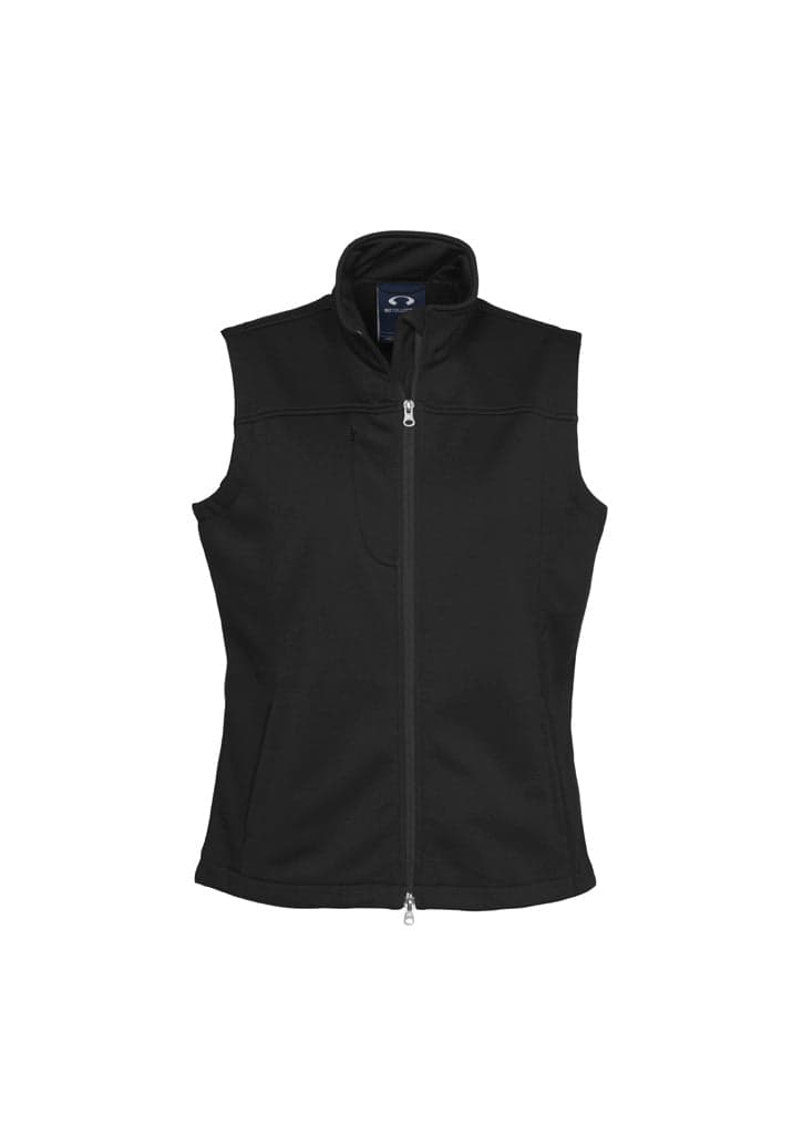 Soft Shell Ladies Vest in Black