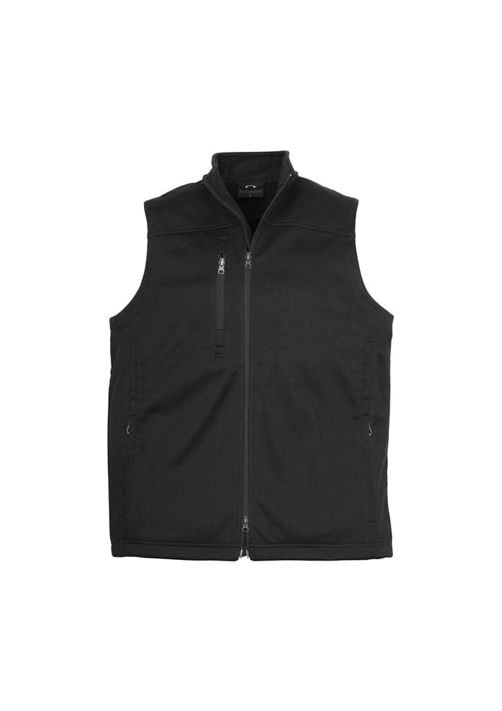 Soft Shell Mens Vest in Black