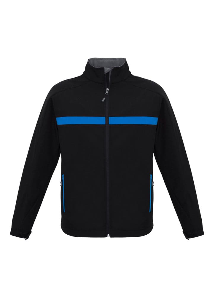 Charger Unisex Jacket in Black/Royal/Grey