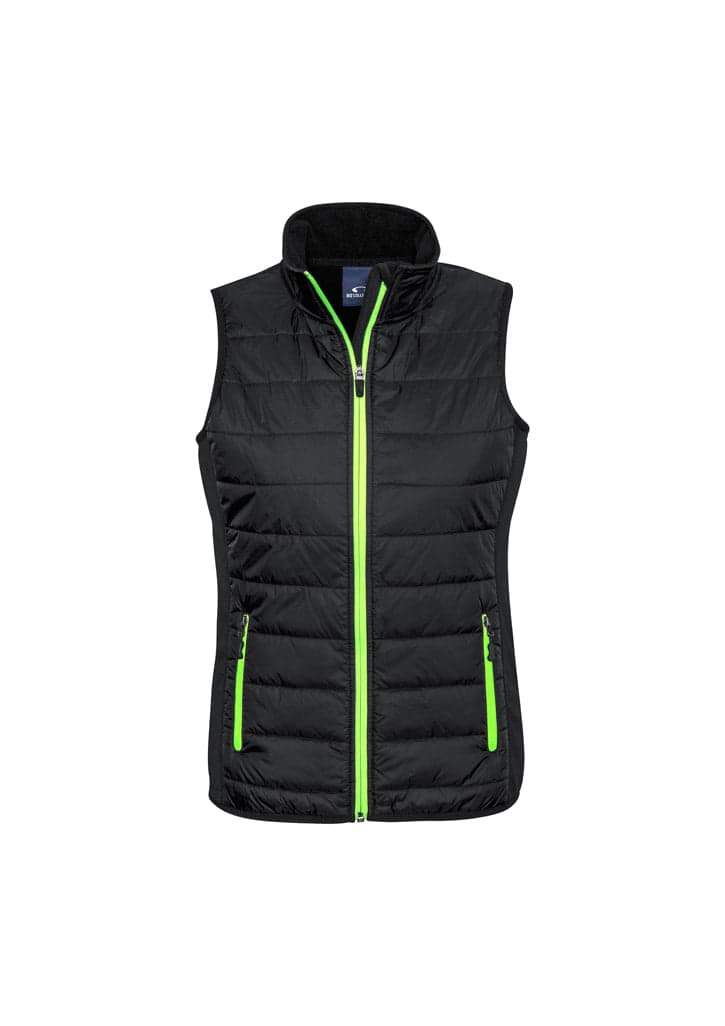 Stealth Ladies Tech Vest in Black/Lime