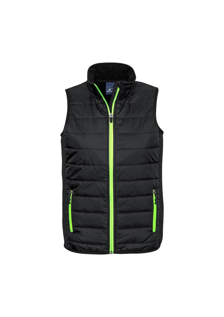 Stealth Mens Tech Vest in Black/Lime