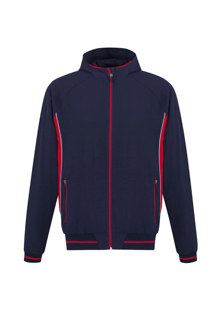 Titan Kids Jacket in Navy/Red