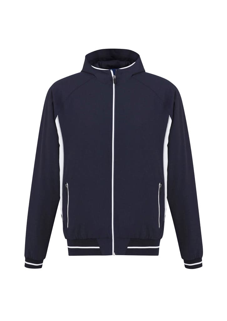 Titan Mens Jacket in Navy/White