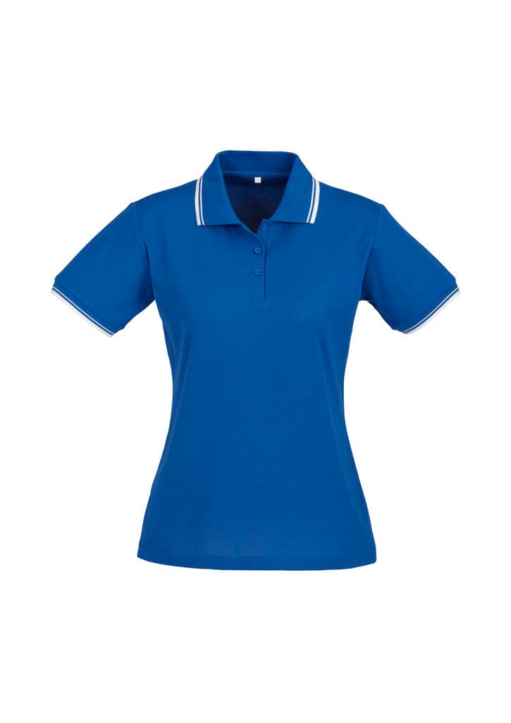 Cambridge Ladies Polo in Royal/White/White