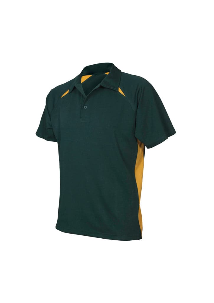Splice Kids Polo in Forest/Gold