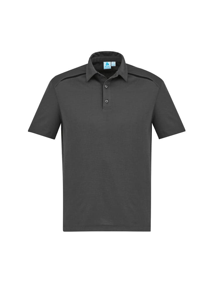 Sonar Mens Polo in Grey/Black
