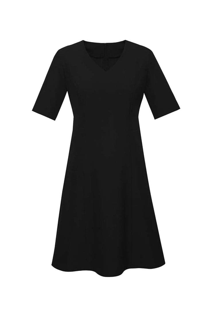 Ladies Siena Extended Sleeve Dress in Black