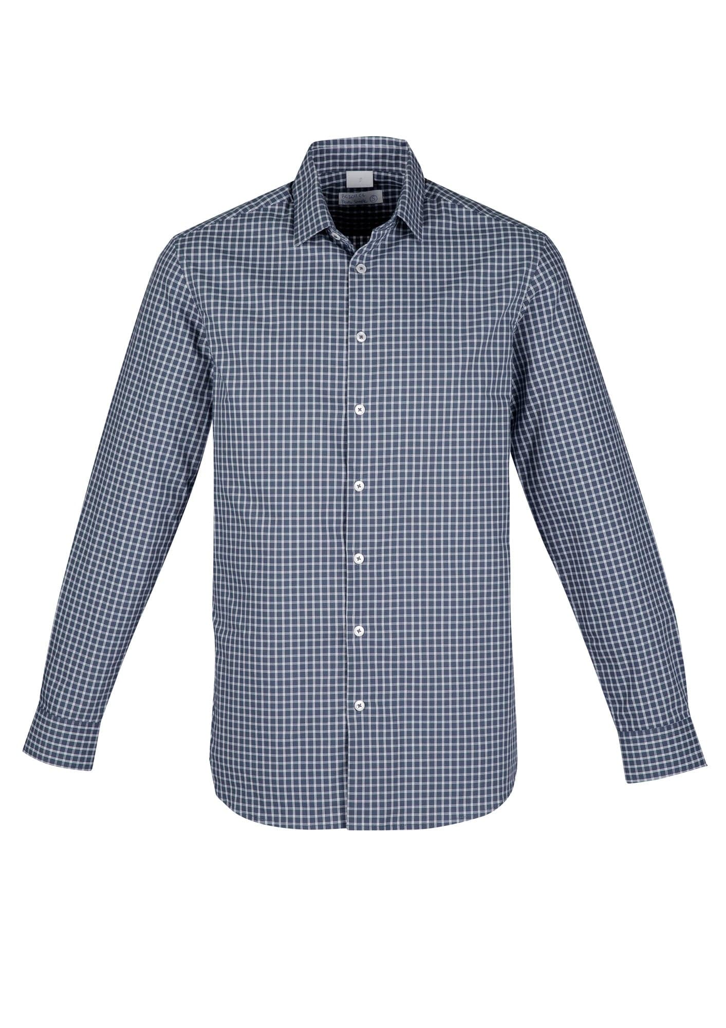 Mens Noah L/S Shirt in Blue