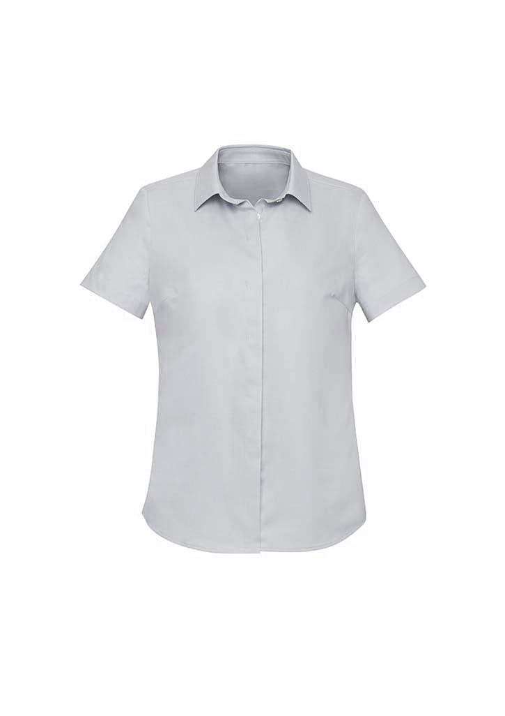 Ladies Charlie S/S Shirt in Grey