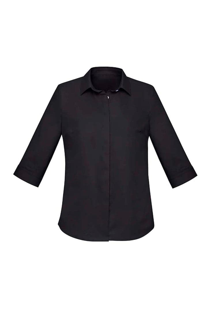 Ladies Charlie 3/4 Shirt in Black