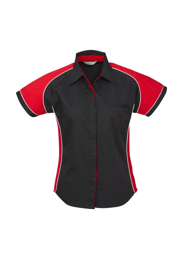 Ladies Nitro Shirt in Black/Red/White
