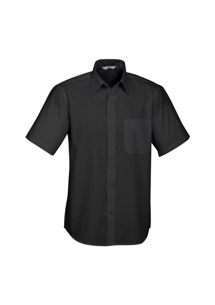 Mens Base Short Sleeve Shirt in Black