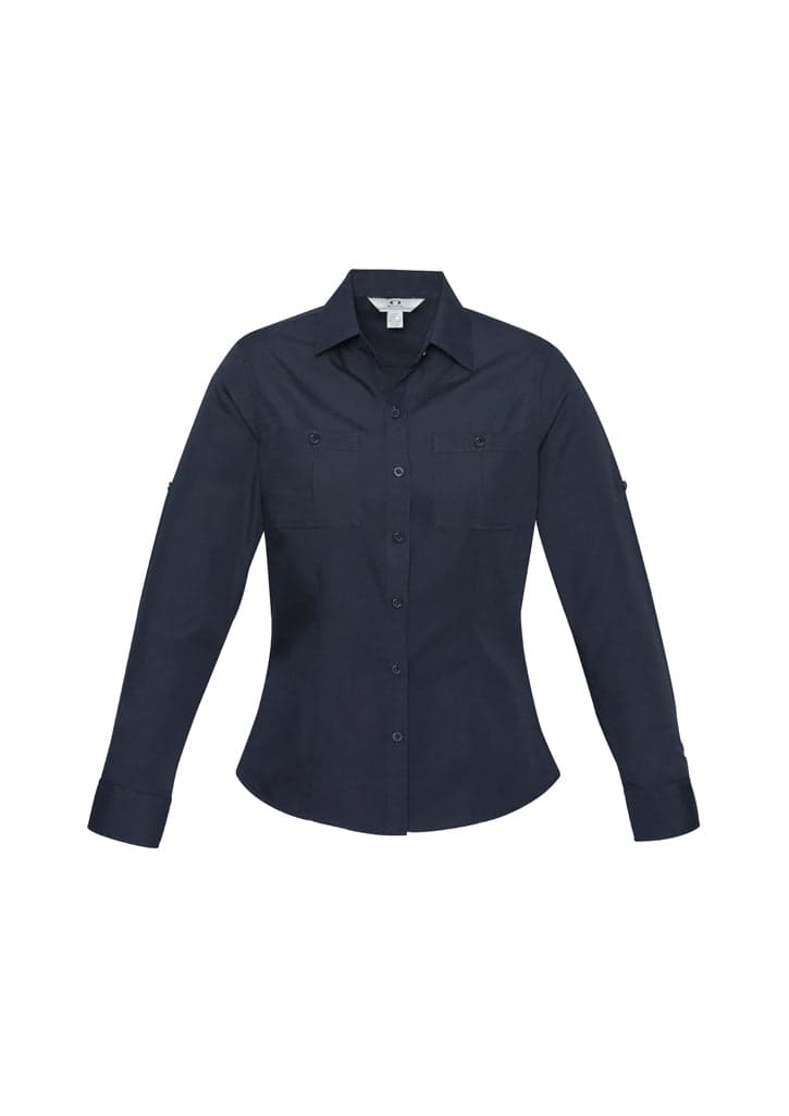 Ladies Bondi Long Sleeve Shirt in Navy