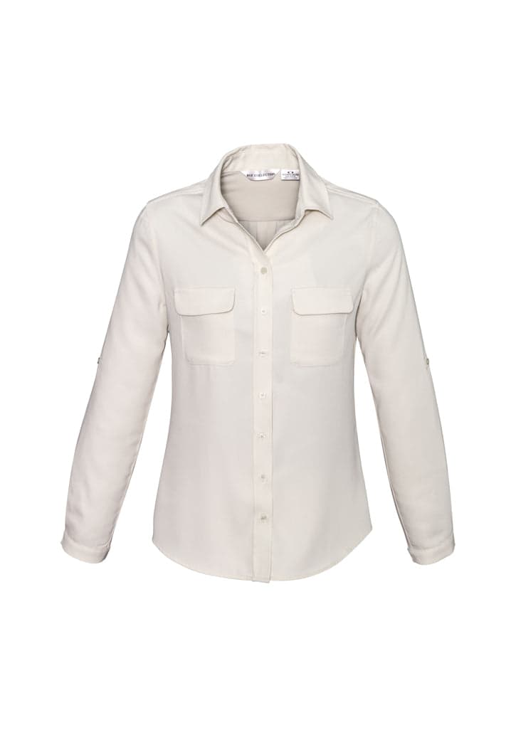 Ladies Madison Long Sleeve in Ivory
