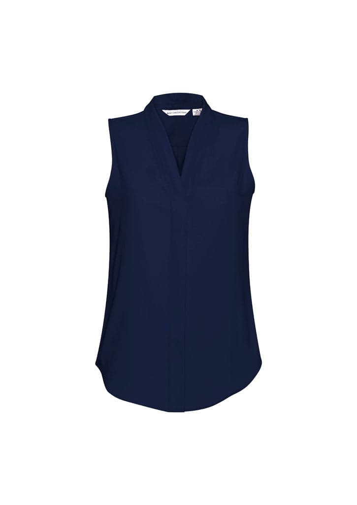 Ladies Madison Sleeveless in Midnight Blue