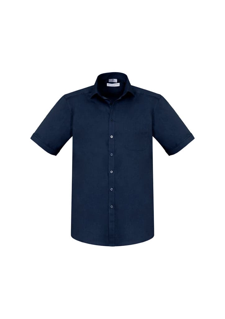 Mens Monaco Short Sleeve Shirt in Ink