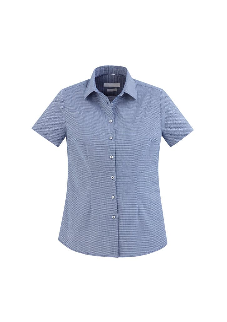 Jagger Ladies S/S Shirt in French Blue