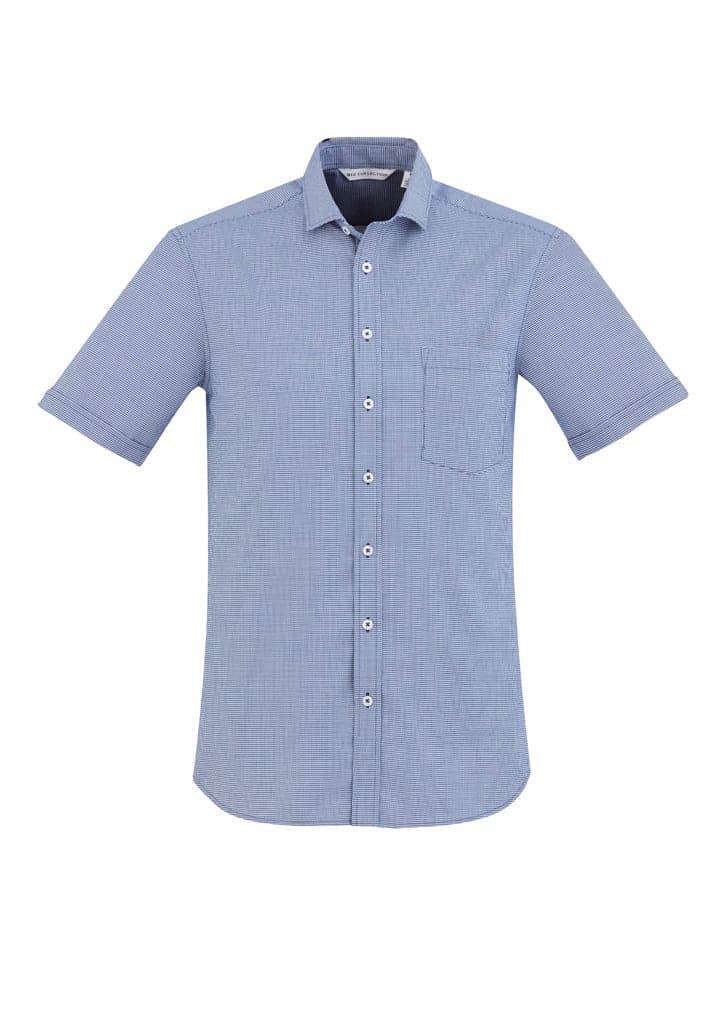Jagger Mens S/S Shirt in French Blue