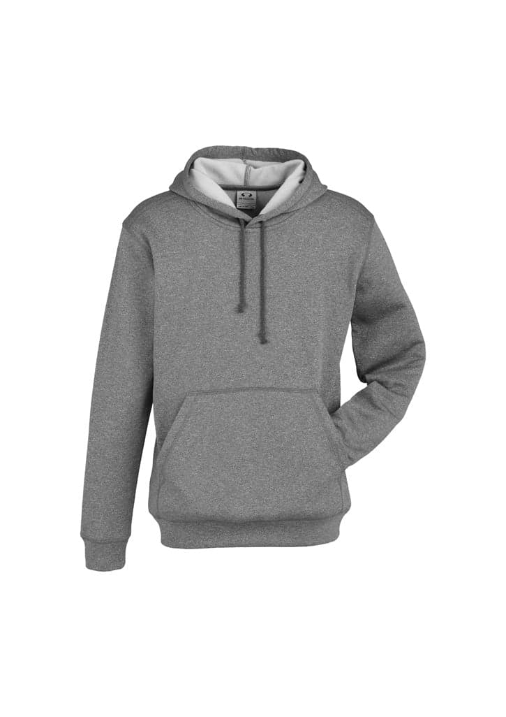 Mens Hype Pull-On Hoodie in Grey Marle