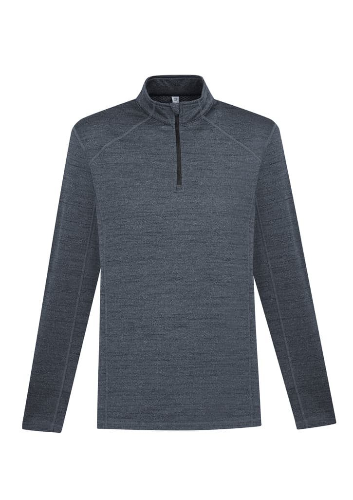 Mens Monterey Top in Grey Marle/Black