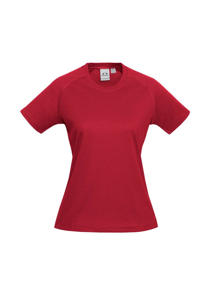 Ladies Sprint Tee in Red