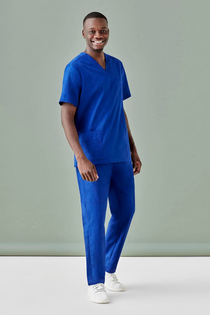 Mens Tokyo Scrub Pant in Royal