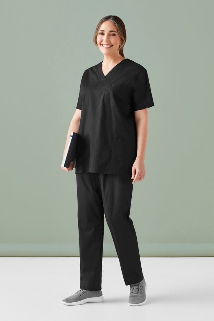 Unisex Hartwell Reversible Scrub Pant in Black