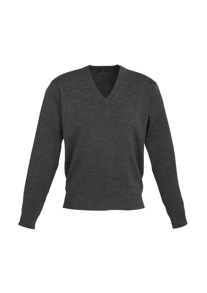 Mens Woolmix Pullover in Charcoal Marle