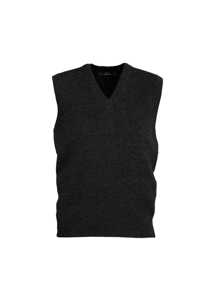 Mens Woolmix Vest in Black