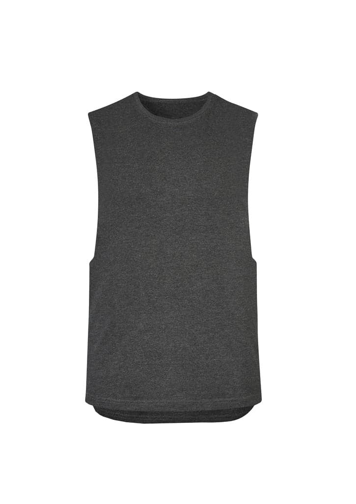Mens Streetworx Sleeveless Tee in Charcoal