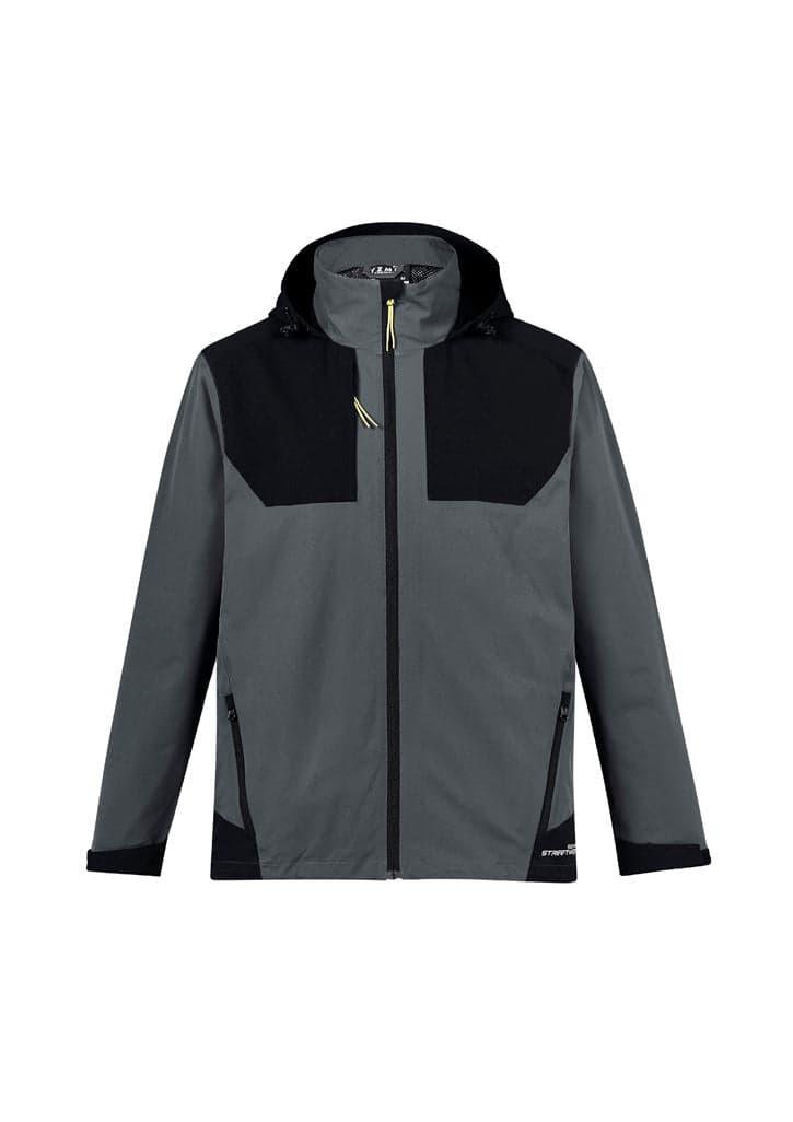 Unisex Streetworx Stretch Waterproof Jacket in Charcoal/Black