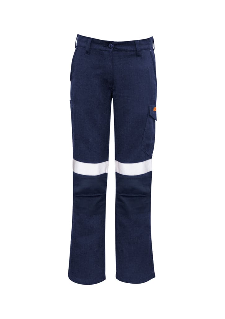 Ladies Taped Cargo Pant in Navy