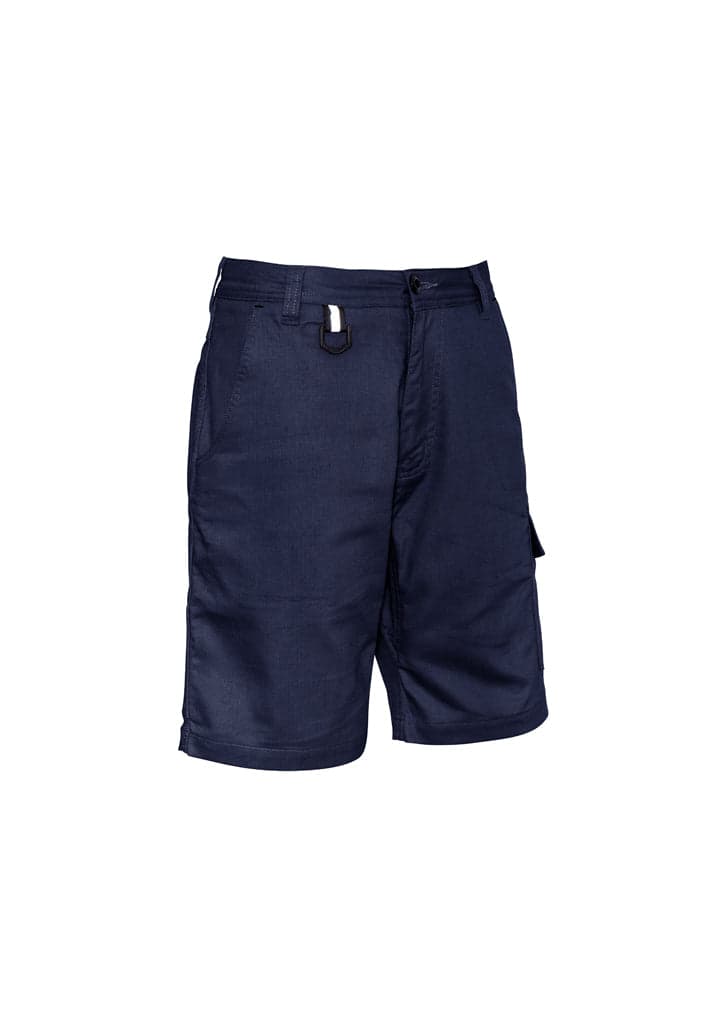 Mens Rugged Cooling Vented Short in Navy