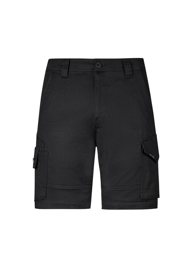Mens Rugged Cooling Stretch Short in Black