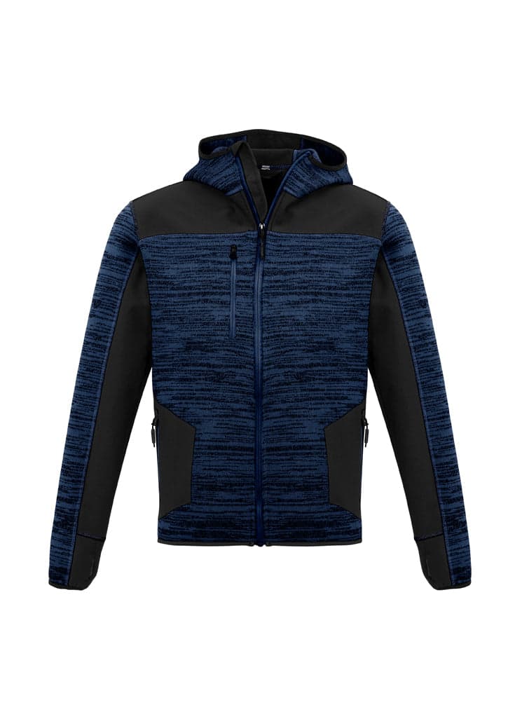 Unisex Streetworx Reinforced Knit Hoodie in Navy