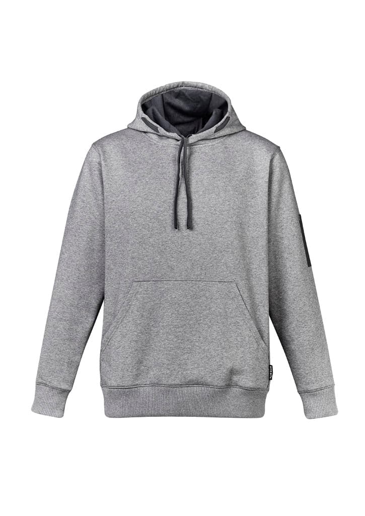 Unisex Multi-pocket Hoodie in Grey Marle